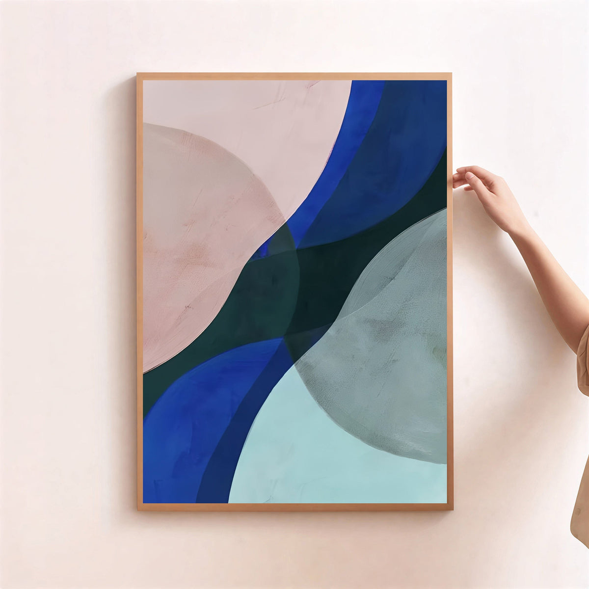Lámina de arte abstracto geométrico moderno