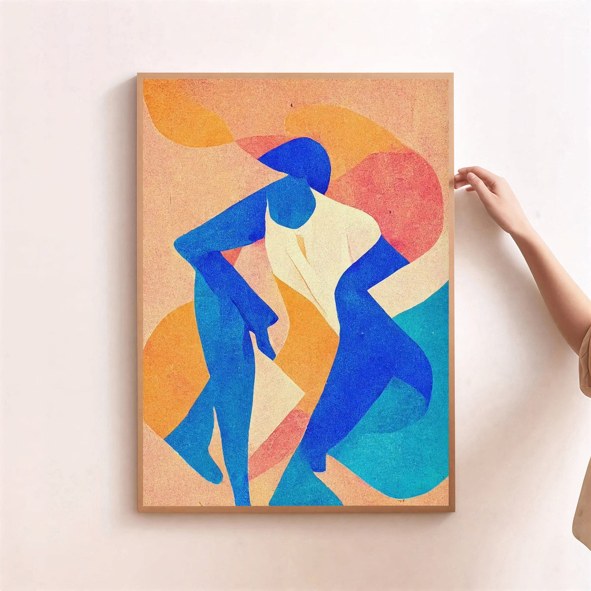 Lámina de arte figurativo abstracto moderno
