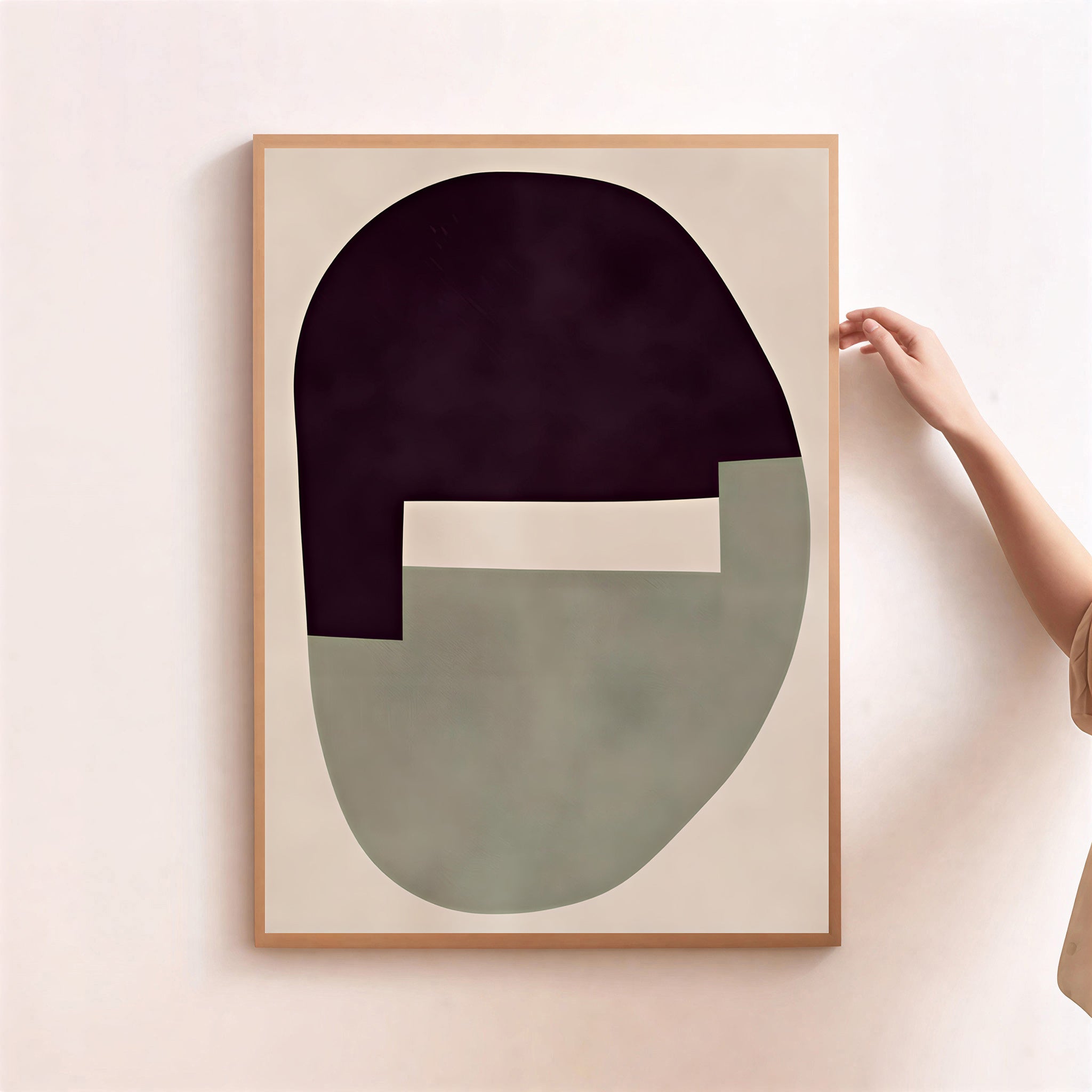 Lámina de arte abstracto minimalista