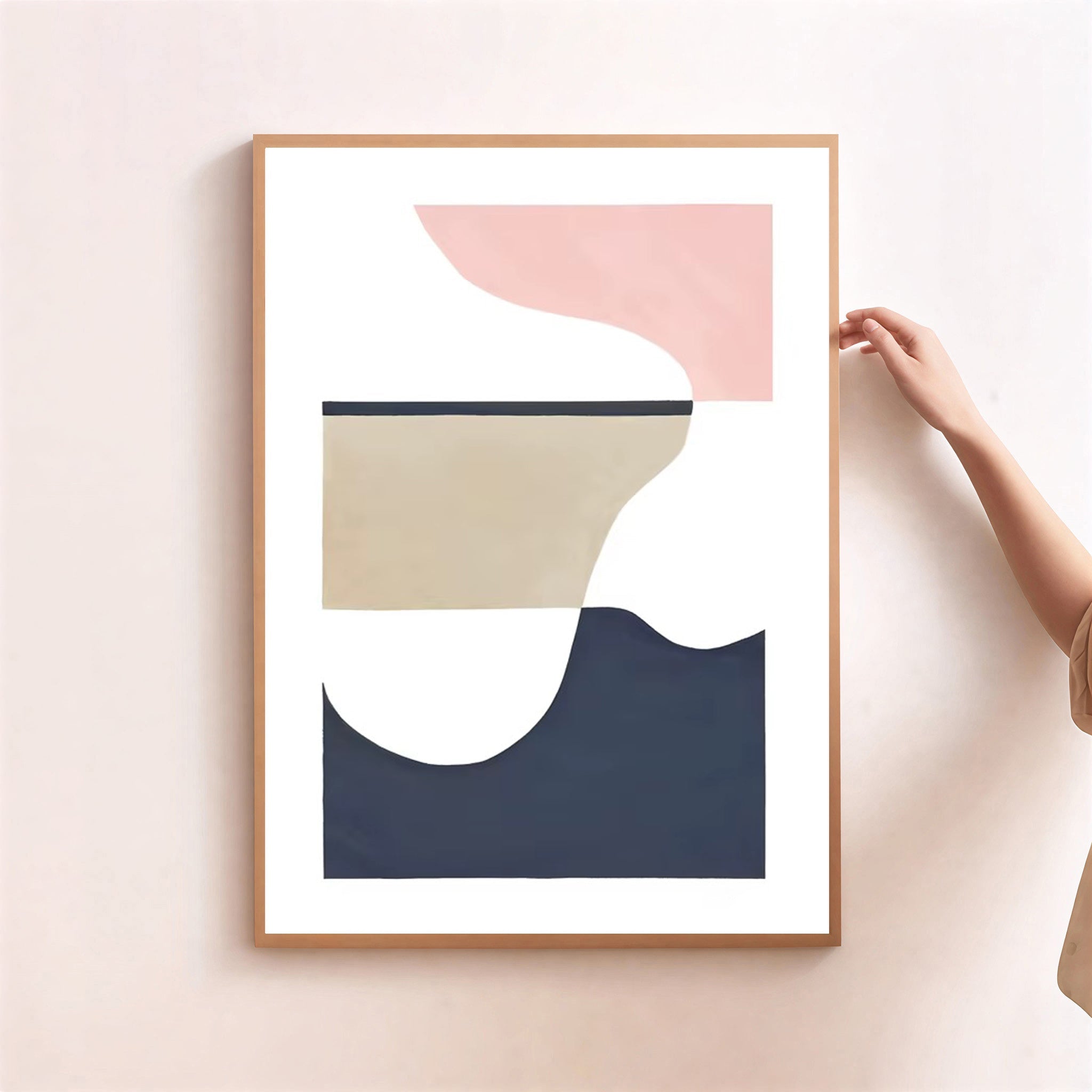 Lámina escandinava de diseño minimalista