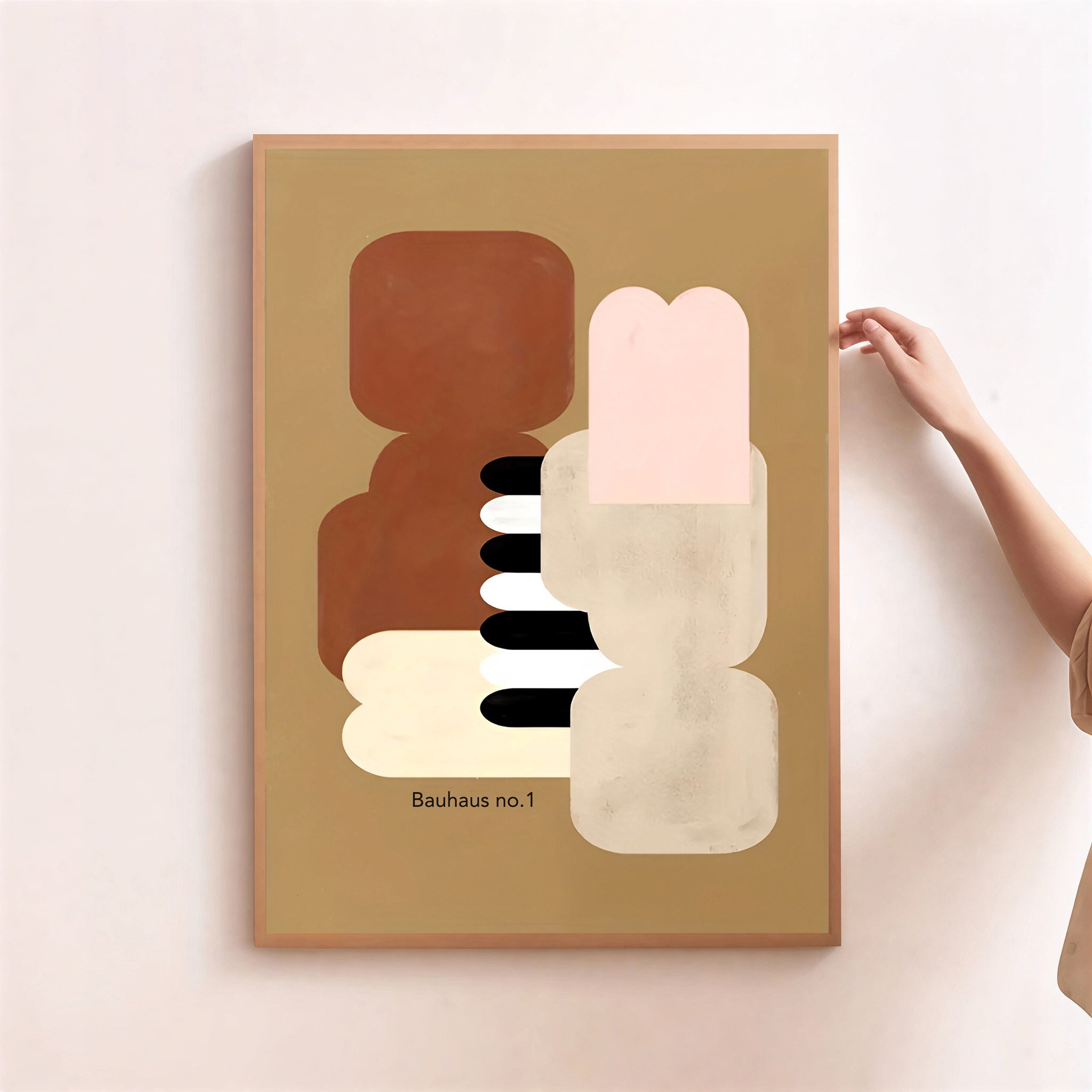 Lámina de arte abstracto Bauhaus