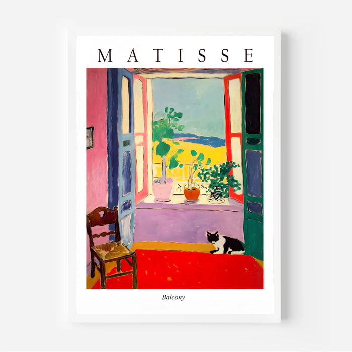 Lámina de balcón al estilo Matisse