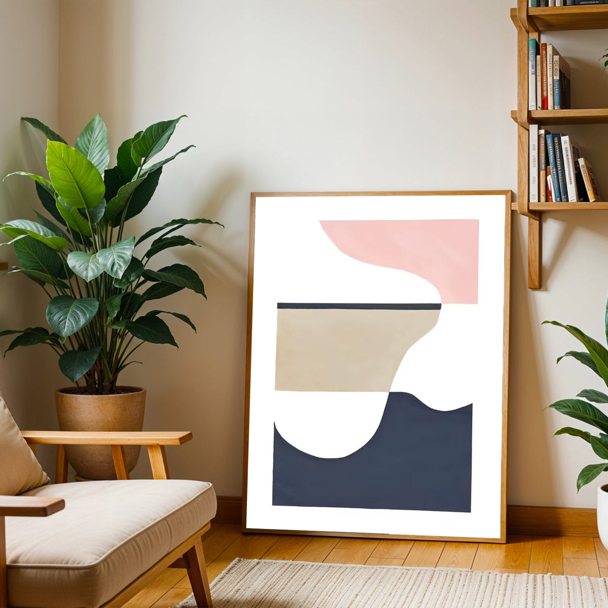 Lámina escandinava de diseño minimalista