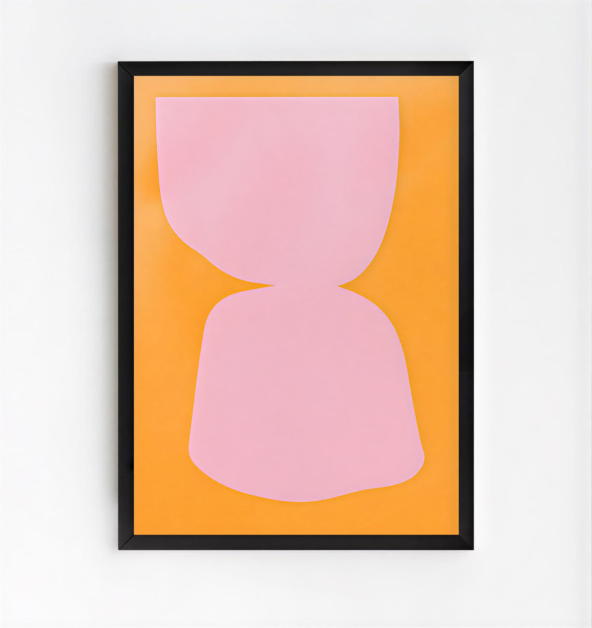 Póster de arte abstracto moderno en tonos pastel
