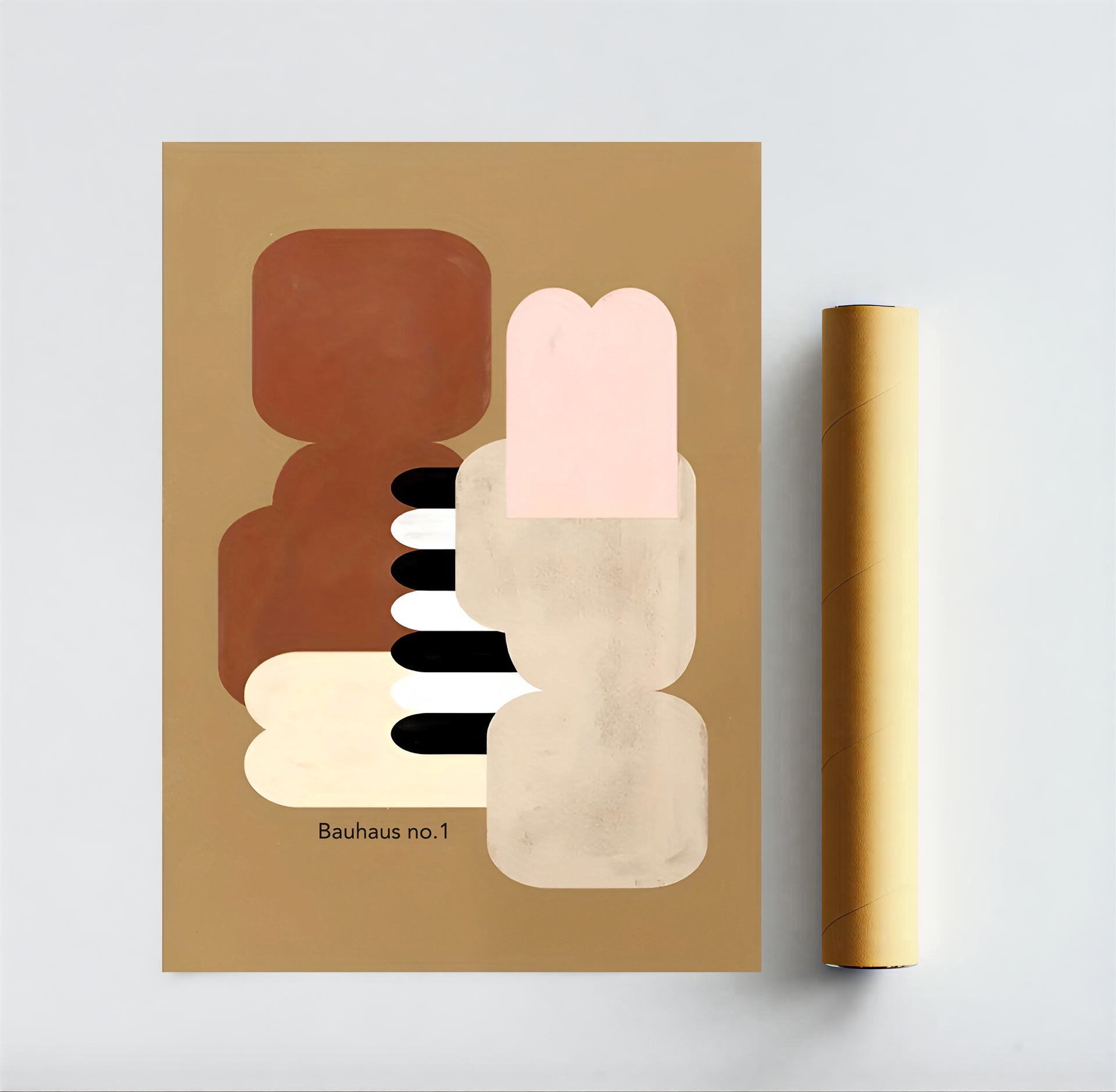 Lámina de arte abstracto Bauhaus