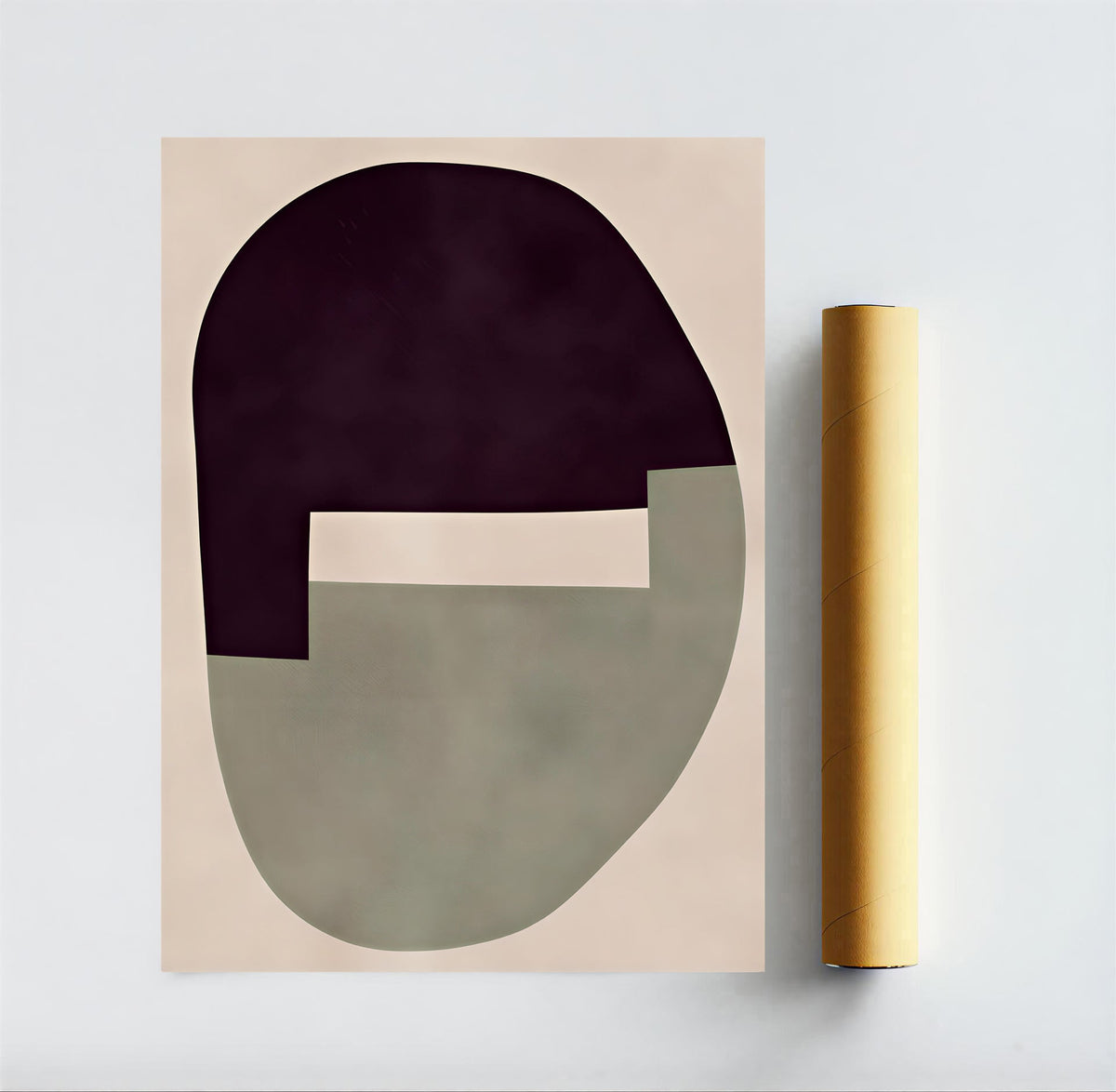 Lámina de arte abstracto minimalista