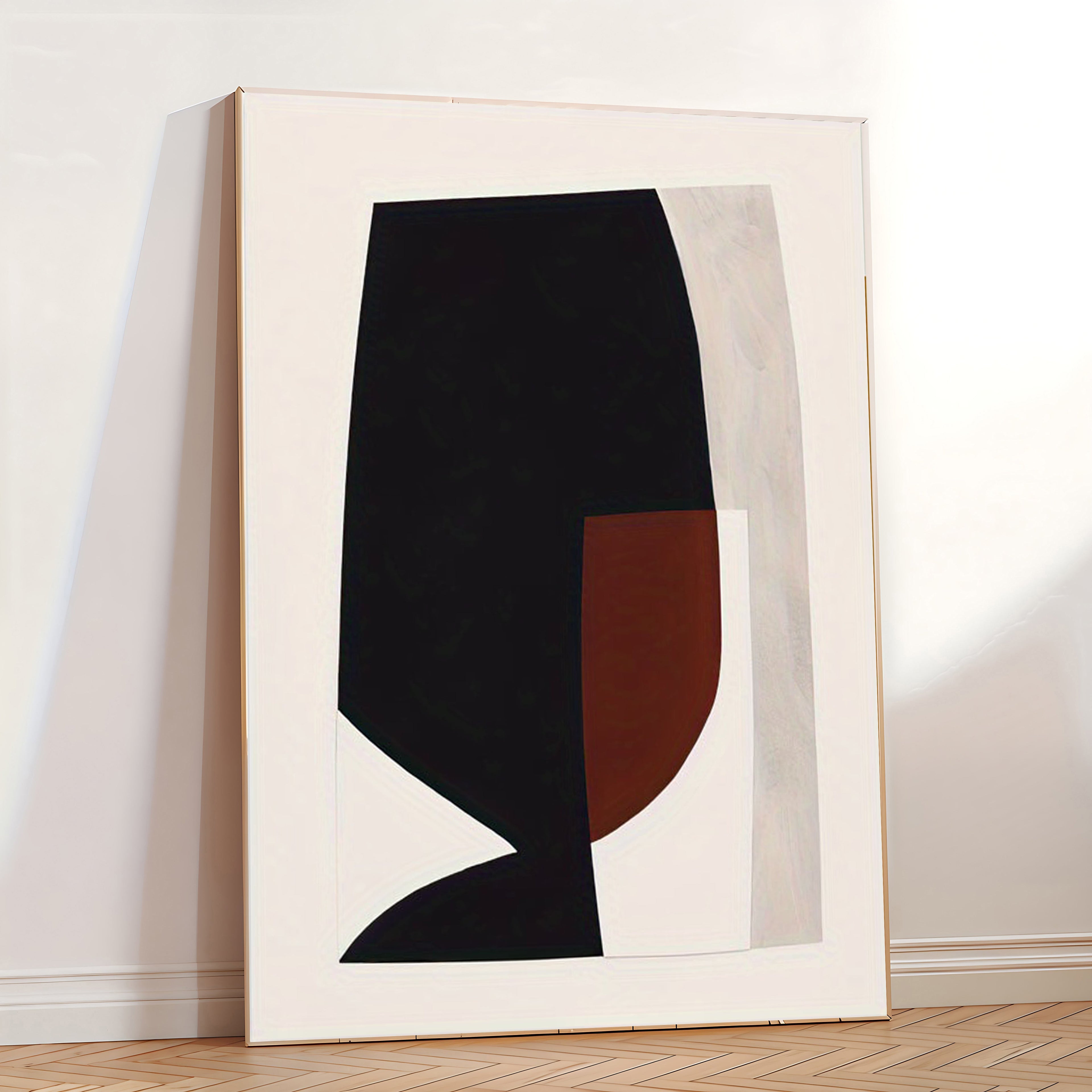 Lámina de arte geométrico abstracto minimalista