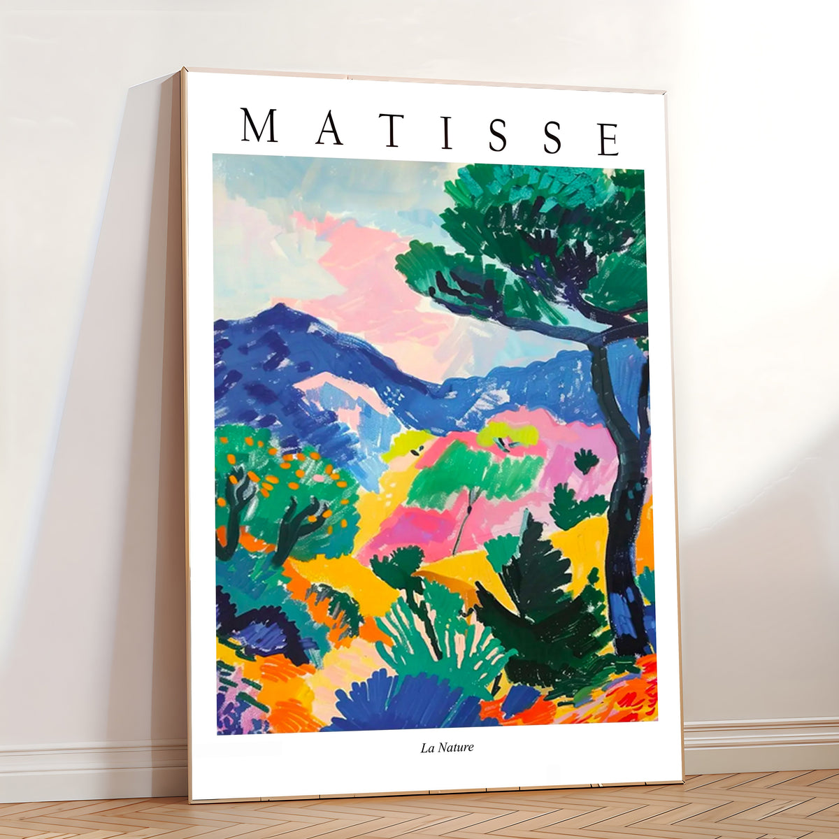 Lámina de paisaje inspirada en Matisse