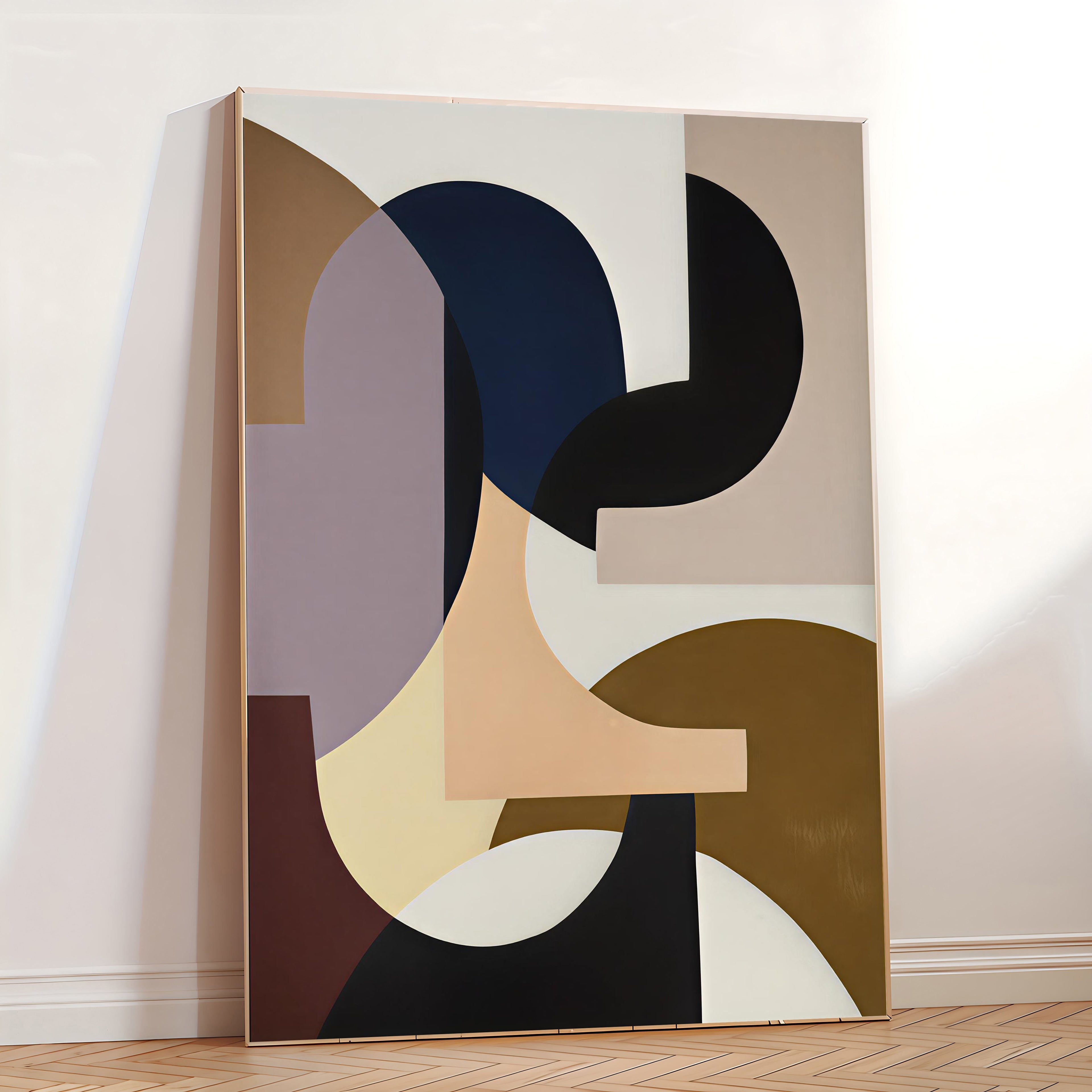 Lámina de formas geométricas abstractas