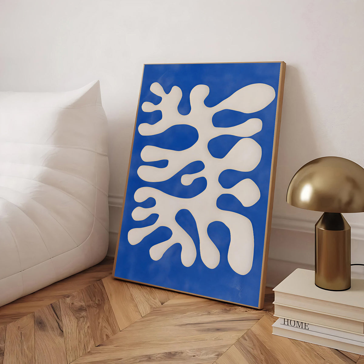 Lámina de arte abstracto orgánico moderno