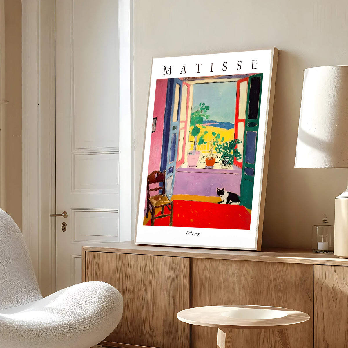 Lámina de balcón al estilo Matisse