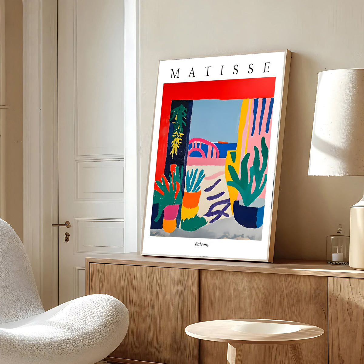 Obra de plantas de interior inspirada en Henri Matisse