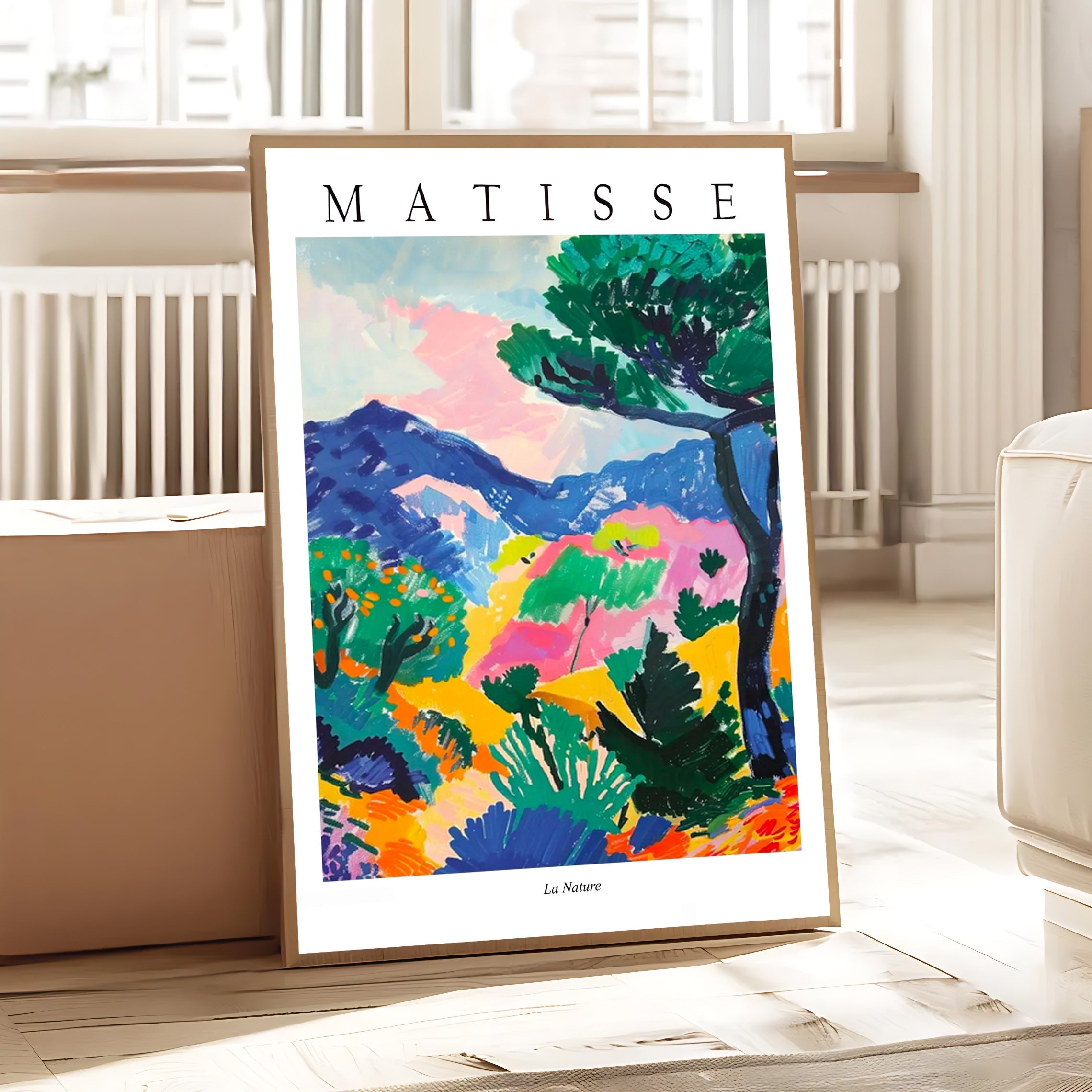 Lámina de paisaje inspirada en Matisse