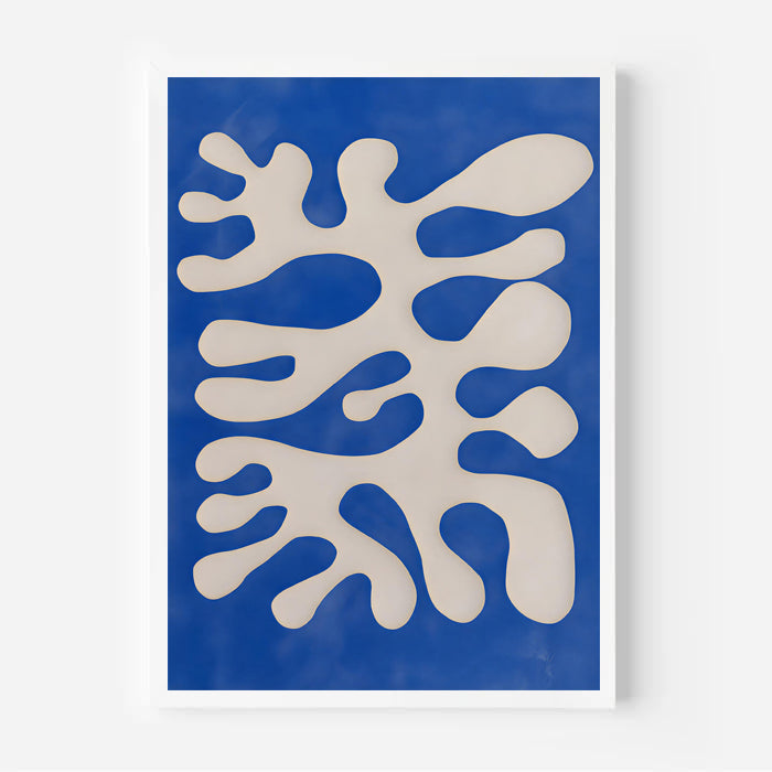 Lámina de arte abstracto orgánico moderno