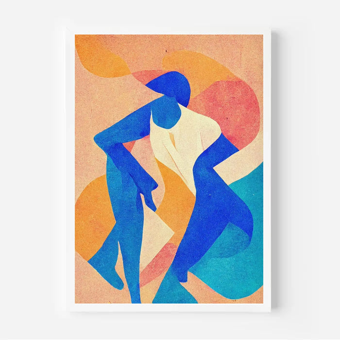 Lámina de arte figurativo abstracto moderno