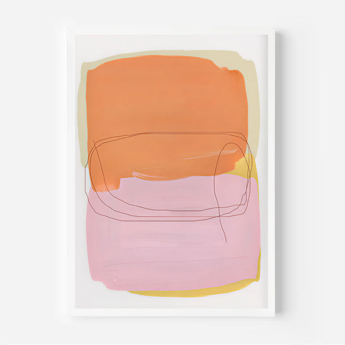 Lámina de arte abstracto minimalista