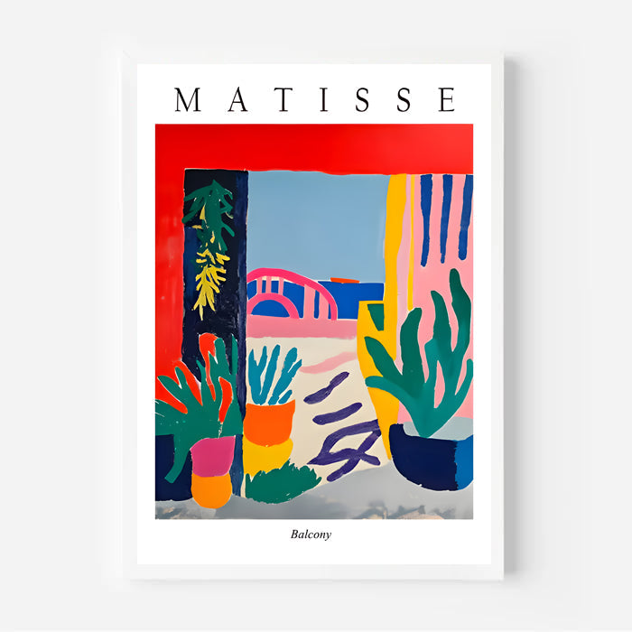 Obra de plantas de interior inspirada en Henri Matisse