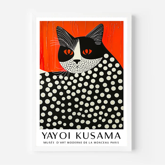 Lámina de gato con lunares