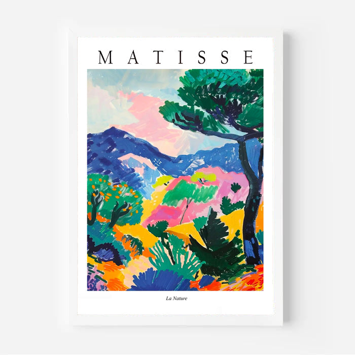 Lámina de paisaje inspirada en Matisse
