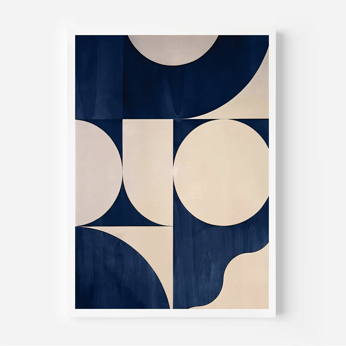 Lámina de arte abstracto geométrico moderno