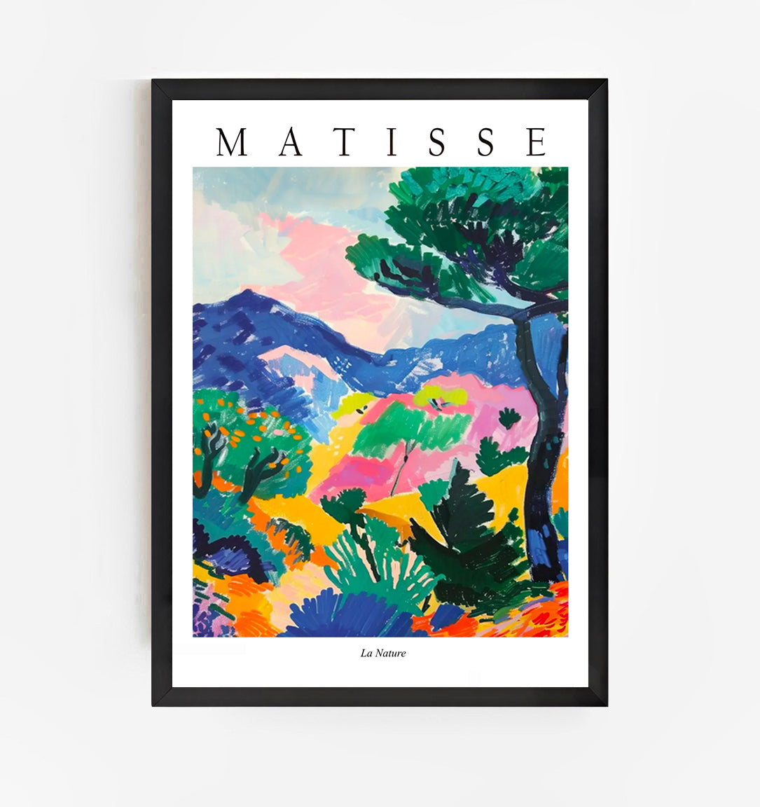 Lámina de paisaje inspirada en Matisse
