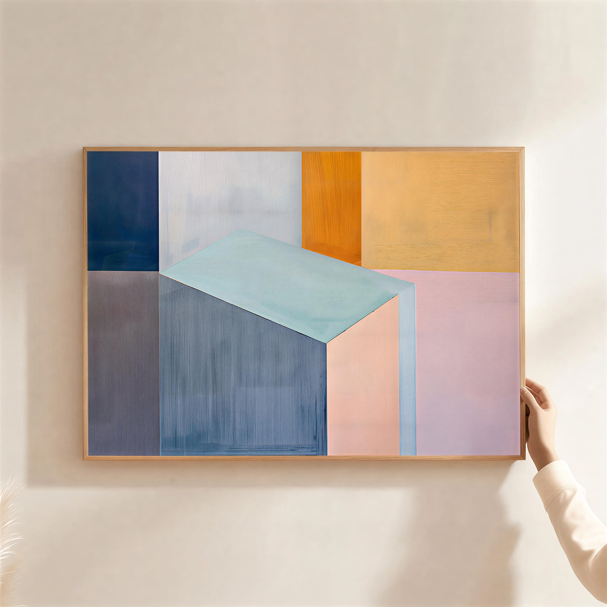 Lámina de arte geométrico abstracto