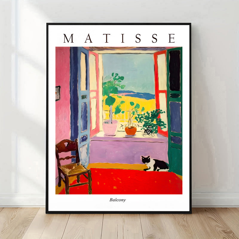 Lámina de balcón al estilo Matisse