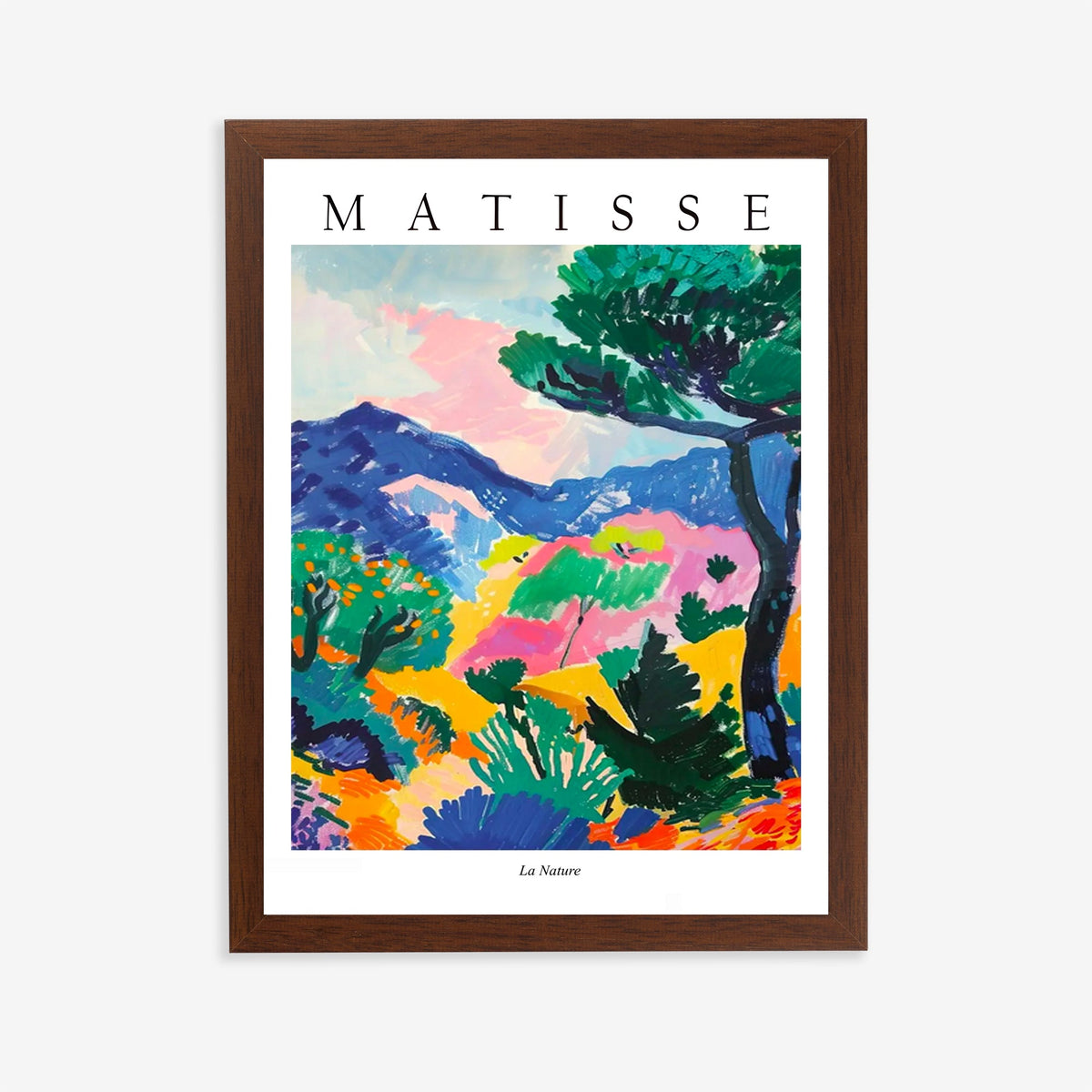 Lámina de paisaje inspirada en Matisse