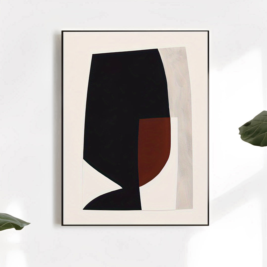 Lámina de arte geométrico abstracto minimalista
