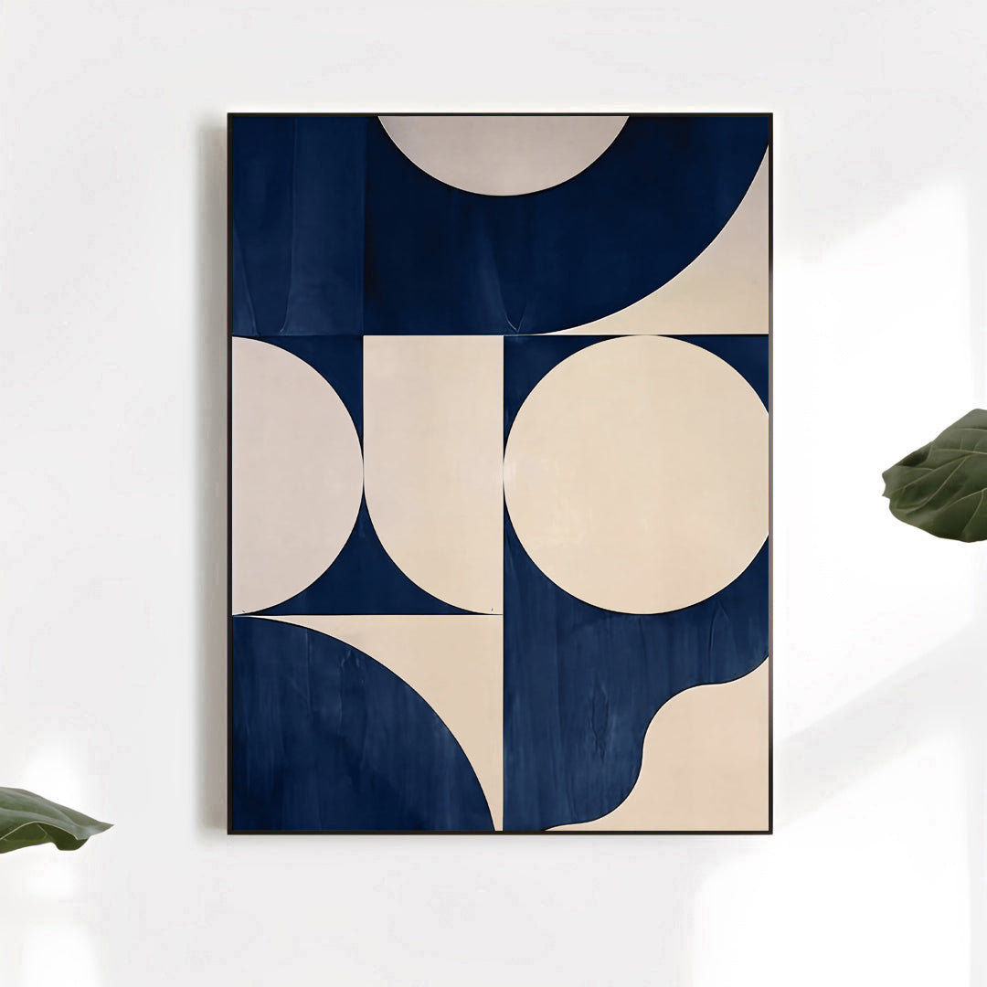 Lámina de arte abstracto geométrico moderno