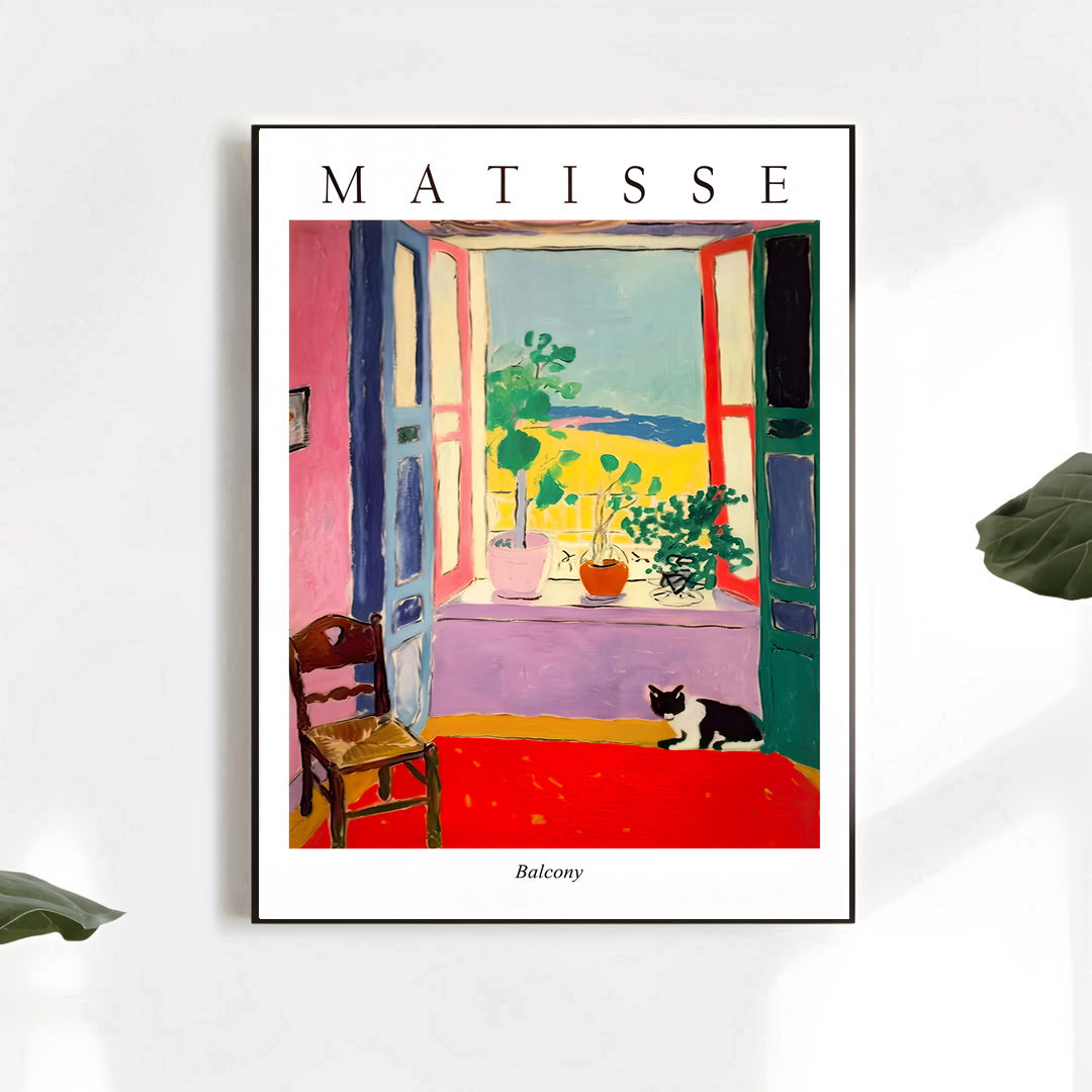 Lámina de balcón al estilo Matisse